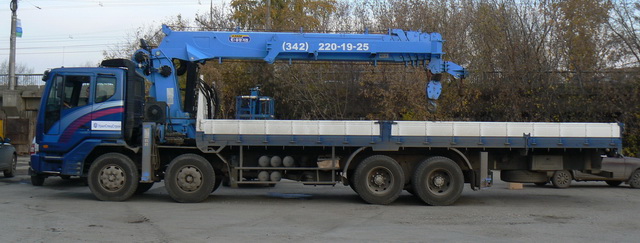 Кран-борт DAEWOO ULTRA 15 тн. УралСпецСтрой